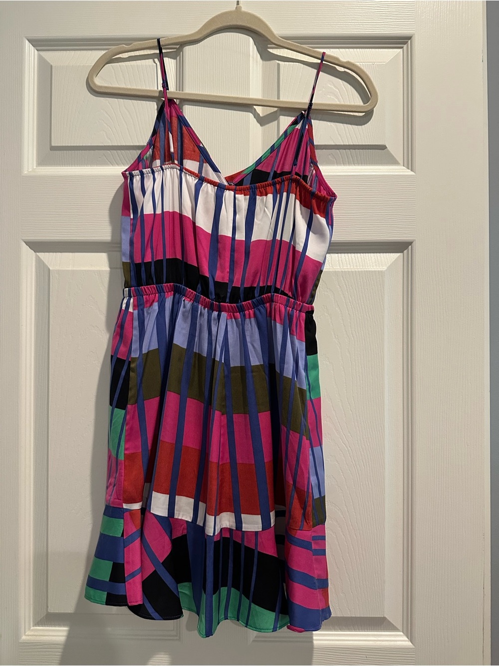 Express Striped Sundress in Red, Blue & White - Picture 2 of 7